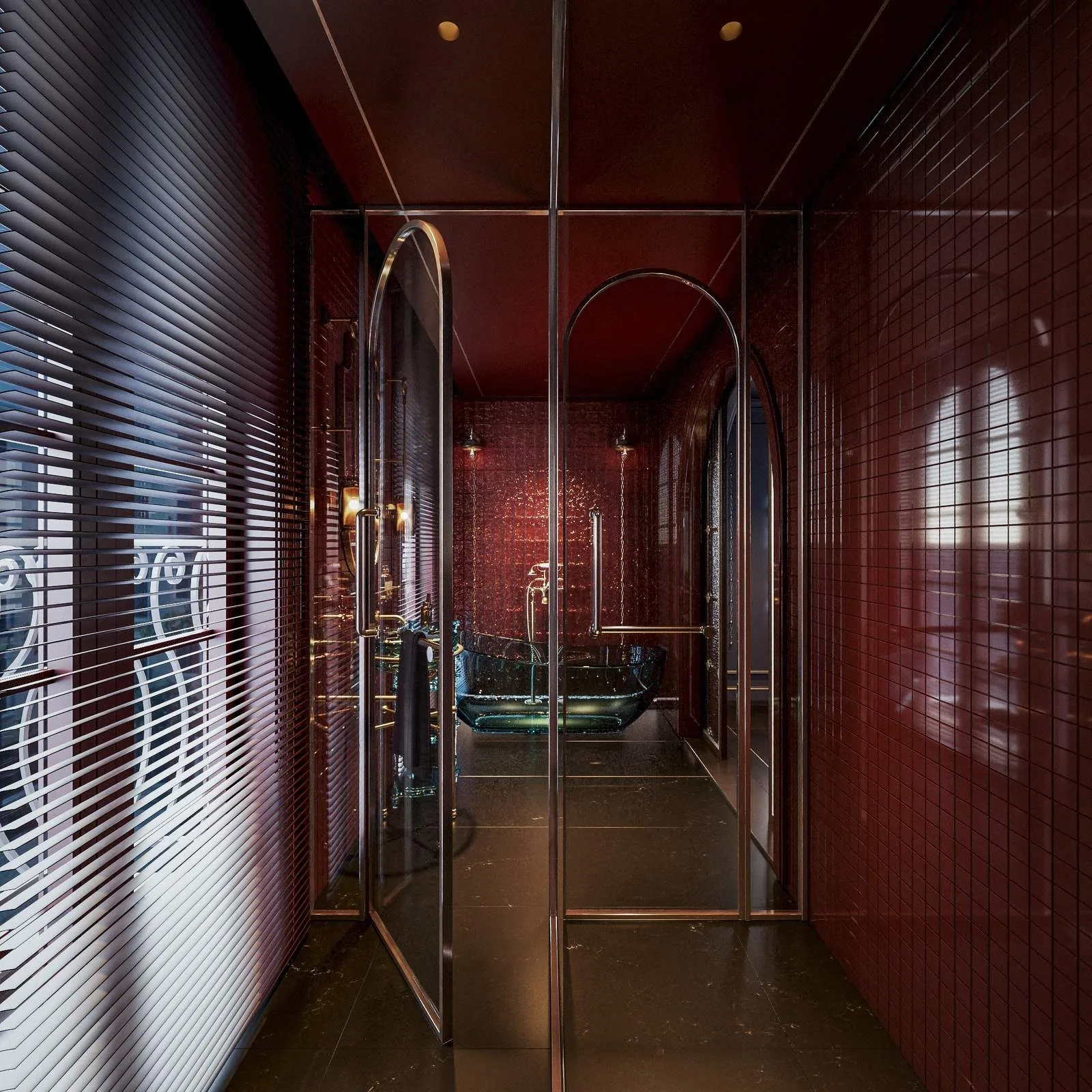 Limoni Suite — Buồng tắm kính